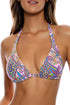 Luli Fama Pinkin' About You Triangle Halter Top